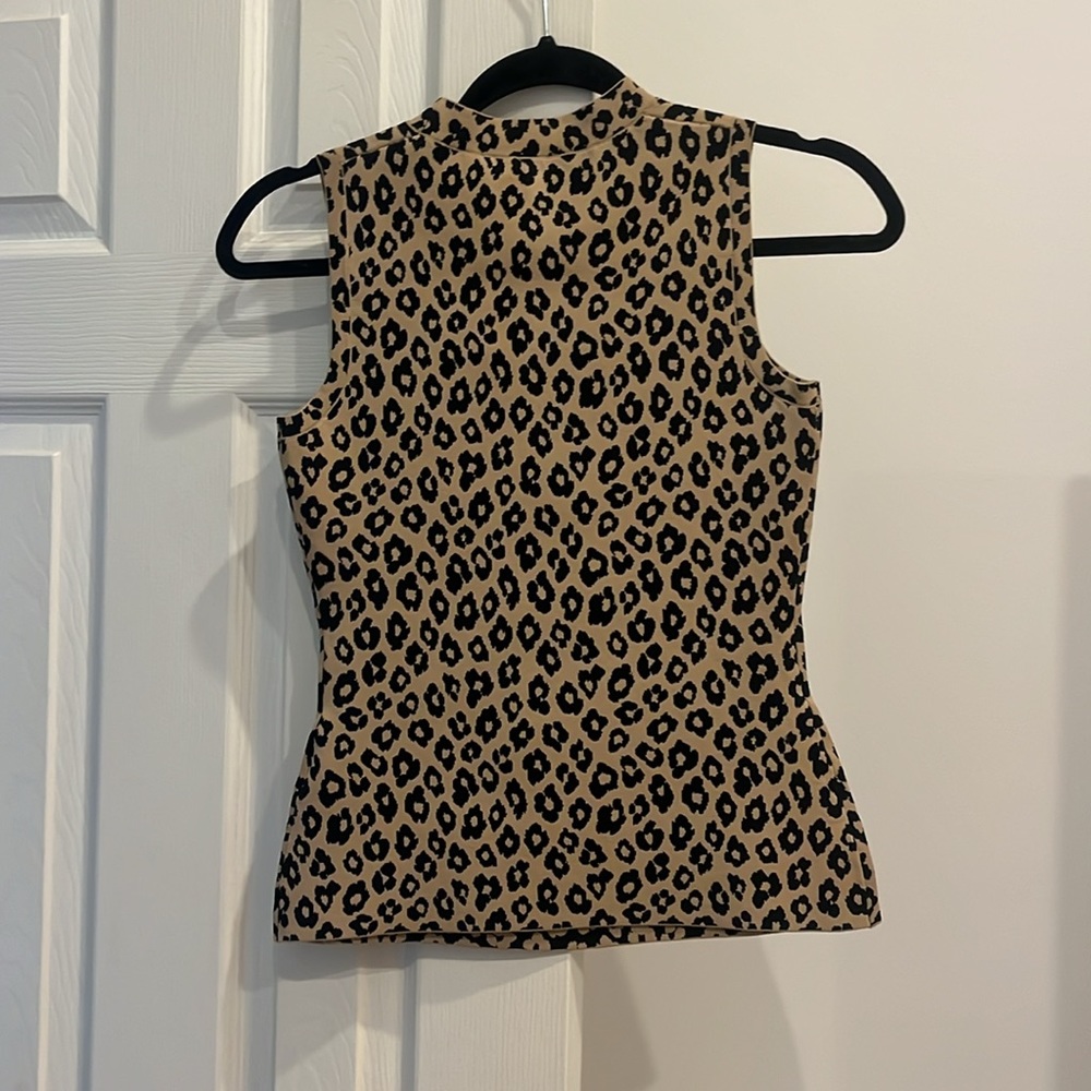Theory leopard blouse - Picture 3 of 4